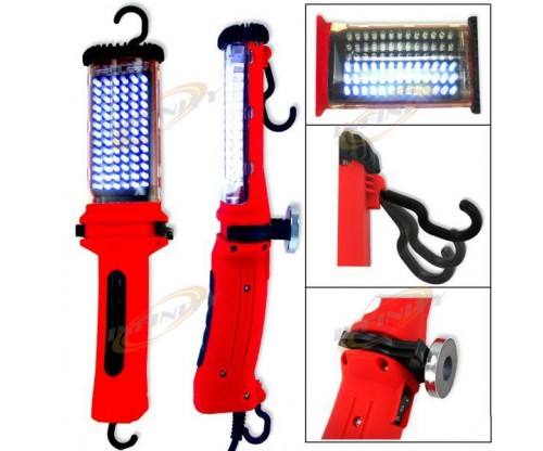 2 PCS Two Mode Cordless 78 LED BRIGHT DROP INSPECTION LIGHT w/Chargers